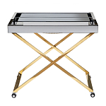 Стол сервировочный с зеркальной столешницей Splendid Serving Table варинант исполнения - 1 | Loft Concept в Воронеже