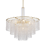 Люстра многоярусная с каскадами кристаллов Crystal Rains варинант исполнения - 1 | Loft Concept в Воронеже