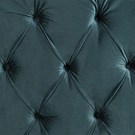 Кровать двуспальная зеленая с основанием из массива дерева с мягким изголовьем Velour Beds варинант исполнения - 2 | Loft Concept в Воронеже