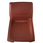 Стул коричневый из искуственной кожи на 4-х ножках Enigma Brown варинант исполнения - 3 | Loft Concept в Воронеже