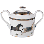 Чайный сервиз из фарфора с изображением лошадей на 6 персон 15 предметов Porcelain Horse Set  варинант исполнения - 3 | Loft Concept в Воронеже