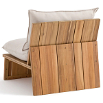 Уличное кресло из массива акации Trivett Wooden Chair варинант исполнения - 4 | Loft Concept в Воронеже