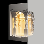 Встраиваемый в стену гипсовый светильник под покраску с колоннами и арками в античном стиле Antiquity Athena варинант исполнения - 1 | Loft Concept в Воронеже