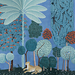 Мебельная ткань Oasis Blue Велюр  варинант исполнения - 1 | Loft Concept в Воронеже