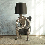 Лампа MALE MANNEQUIN LAMP с абажуром варинант исполнения - 3 | Loft Concept в Воронеже