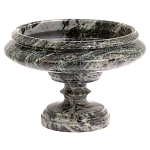 Фруктовница средняя из натурального камня Змеевик Шабровский Natural Stone Fruit Bowls варинант исполнения - 1 | Loft Concept в Воронеже