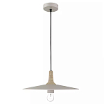 Подвесной светильник круглый в сочетании дерева и металла Space варинант исполнения - 1 | Loft Concept в Воронеже