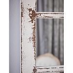 Зеркало-окно с эффектом старения в венецианском стиле Venetian White Mirror варинант исполнения - 7 | Loft Concept в Воронеже