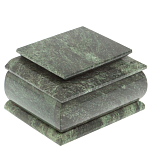 Шкатулка с зеркалом из натурального камня змеевик Stone Casket варинант исполнения - 2 | Loft Concept в Воронеже