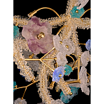 Люстра круглая с цветочным декором Miscellaneous herbs варинант исполнения - 2 | Loft Concept в Воронеже