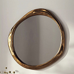 Зеркало в ассиметричной золотой раме Mirror of Aragorn варинант исполнения - 1 | Loft Concept в Воронеже