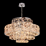 Люстра хрустальная в неоклассическом стиле на серебристом каркасе Majesty варинант исполнения - 1 | Loft Concept в Воронеже