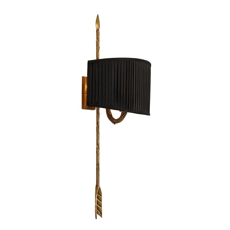 Бра Eichholtz Wall Lamp Fontaine Латунь Античная полированная Черный Бра Eichholtz Wall Lamp Fontaine Латунь Античная полированная Черный в Воронеже | Loft Concept