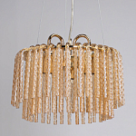 Люстра с подвесными рифлеными стеклянными трубками Nembus варинант исполнения - 4 | Loft Concept в Воронеже