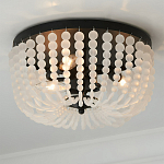 Потолочный светильник круглый с стеклянными бусинами Uniformity варинант исполнения - 2 | Loft Concept в Воронеже