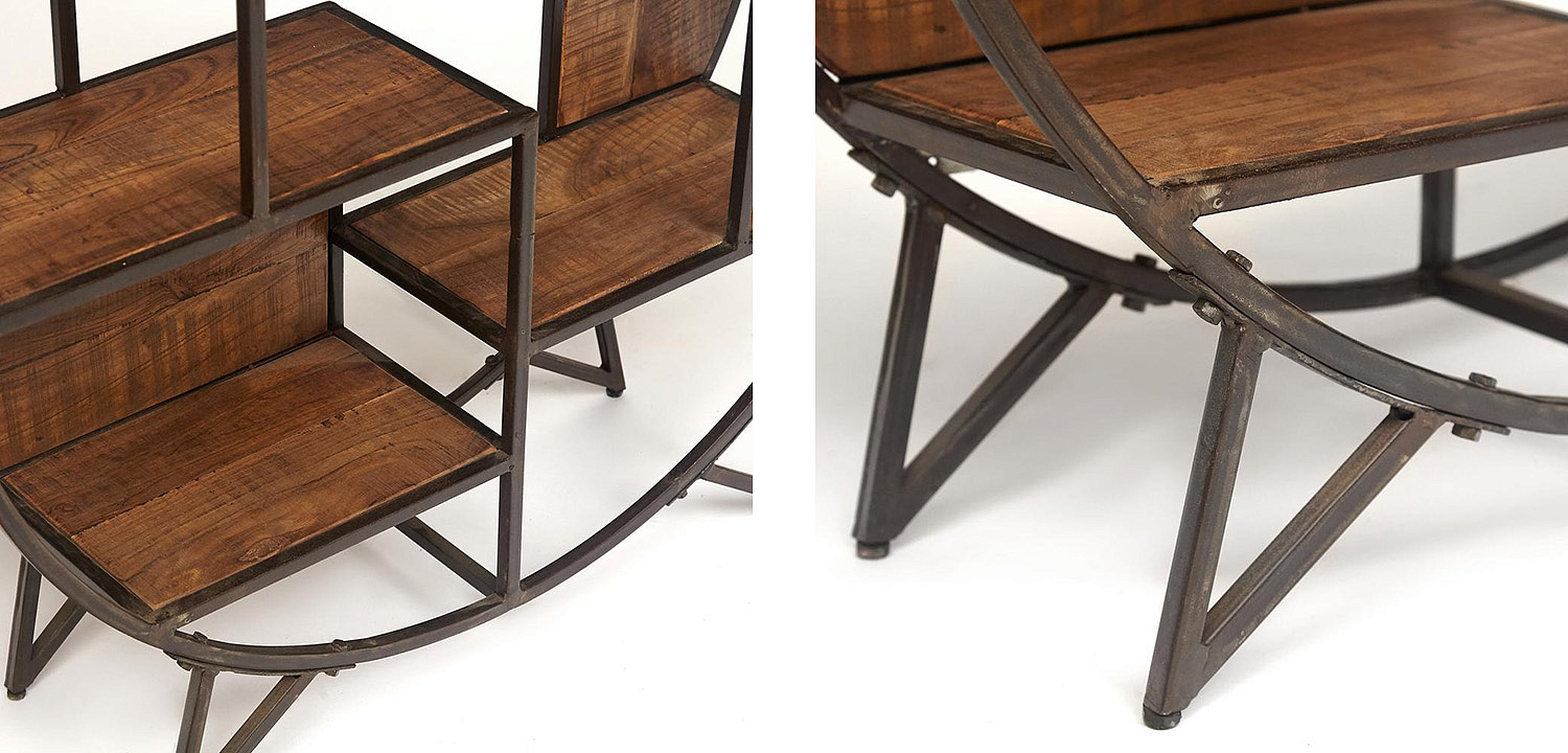 Стеллаж Acacia Shelving Renfrey Стеллаж Acacia Shelving Renfrey - Loft-Concept в Воронеже
