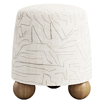Пуф Wakonda ножки с деревянными шариками  варинант исполнения - 1 | Loft Concept в Воронеже