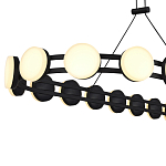 Люстра овальная с круглыми светодиодными источниками света Maxine Light варинант исполнения - 12 | Loft Concept в Воронеже