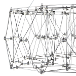 Люстра с тонкой металлической конструкцией цвета хром Quasar варинант исполнения - 4 | Loft Concept в Воронеже