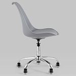 Офисный стул на металлическом основании EGGERY Grey пластик варинант исполнения - 2 | Loft Concept в Воронеже