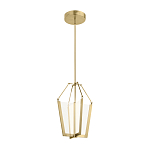  Подвесной светильник золотого цвета в форме фонаря Kichler варинант исполнения - 1 | Loft Concept в Воронеже
