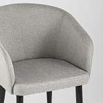 Мягкое кресло на металлических ножках Shaggy Grey варинант исполнения - 6 | Loft Concept в Воронеже