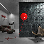 Гипсовая 3D Панель M-37 варинант исполнения - 2 | Loft Concept в Воронеже