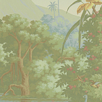 Обои ручная роспись Le Brésil Pastel варинант исполнения - 2 | Loft Concept в Воронеже