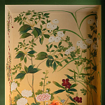 Обои ручная роспись Four Seasons Original colourway on painted Xuan paper with gold ombre варинант исполнения - 1 | Loft Concept в Воронеже