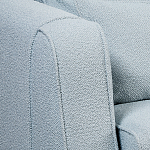 Диван Seldon с мягкими подушками голубое букле варинант исполнения - 2 | Loft Concept в Воронеже