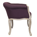 Кресло низкое в стиле прованс Louis French Armchair violet flax варинант исполнения - 1 | Loft Concept в Воронеже