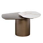 Столик журнальный Promontory с мрамором варинант исполнения - 1 | Loft Concept в Воронеже