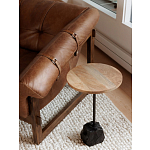 Двухместный диван Duncan винтажная коричневая кожа варинант исполнения - 7 | Loft Concept в Воронеже