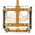 Люстра прямоугольная из толстого литого стекла Cast Glass варинант исполнения - 4 | Loft Concept в Воронеже