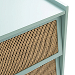 Комод с 3-мя ящиками из ротанга Blais Turquoise Wicker Furniture варинант исполнения - 4 | Loft Concept в Воронеже