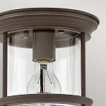 Потолочный светильник для ванных комнат со стеклянным плафоном и одной лампой Hinkley варинант исполнения - 10 | Loft Concept в Воронеже