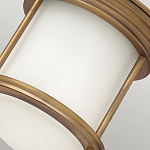 Потолочный светильник для ванных комнат с цилиндрическим стеклянным плафоном и одной лампой Hinkley варинант исполнения - 12 | Loft Concept в Воронеже