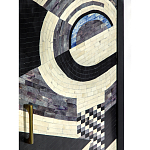 Буфет в гостиную с инкрустацией  Bone Inlay sideboard - 2 doors варинант исполнения - 4 | Loft Concept в Воронеже