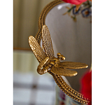 Ваза со стрекозой из фарфора с бронзовыми элементами Paradise Dragonfly варинант исполнения - 6 | Loft Concept в Воронеже