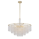 Люстра многоярусная с каскадами кристаллов Crystal Rains варинант исполнения - 3 | Loft Concept в Воронеже