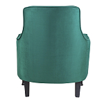 Кресло с мягкой обивкой из велюра на 4-х ножках из массива березы Scarlett Armchair green варинант исполнения - 3 | Loft Concept в Воронеже