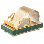 Подставка для телефона из натурального камня малахит Natural Stone Stand варинант исполнения - 2 | Loft Concept в Воронеже