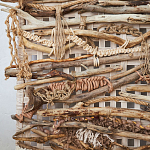 Большая Абстрактное Панно из веток и нитей Dryad Wall Art варинант исполнения - 2 | Loft Concept в Воронеже