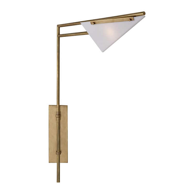 Бра FORMA SWING ARM SCONCE Brass Белый Латунь Бра FORMA SWING ARM SCONCE Brass Белый Латунь в Воронеже | Loft Concept