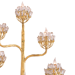 Бра золотое в виде растения Golden Flower Glade варинант исполнения - 1 | Loft Concept в Воронеже