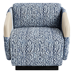 Дизайнерское Кресло William с кожаными подлокотниками  варинант исполнения - 2 | Loft Concept в Воронеже