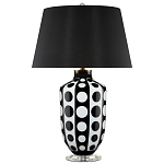 Настольная лампа черно-белый горох Interaction варинант исполнения - 3 | Loft Concept в Воронеже
