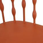 Пластиковый стул на ножках из массива бука Ferret Spiral Brown варинант исполнения - 6 | Loft Concept в Воронеже