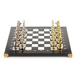 Шахматы Ренессанс с доской из натурального мрамора Decorative Thematic Chess варинант исполнения - 1 | Loft Concept в Воронеже