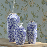 Ваза с синим цветочным узором Blue & White Ornament  варинант исполнения - 4 | Loft Concept в Воронеже